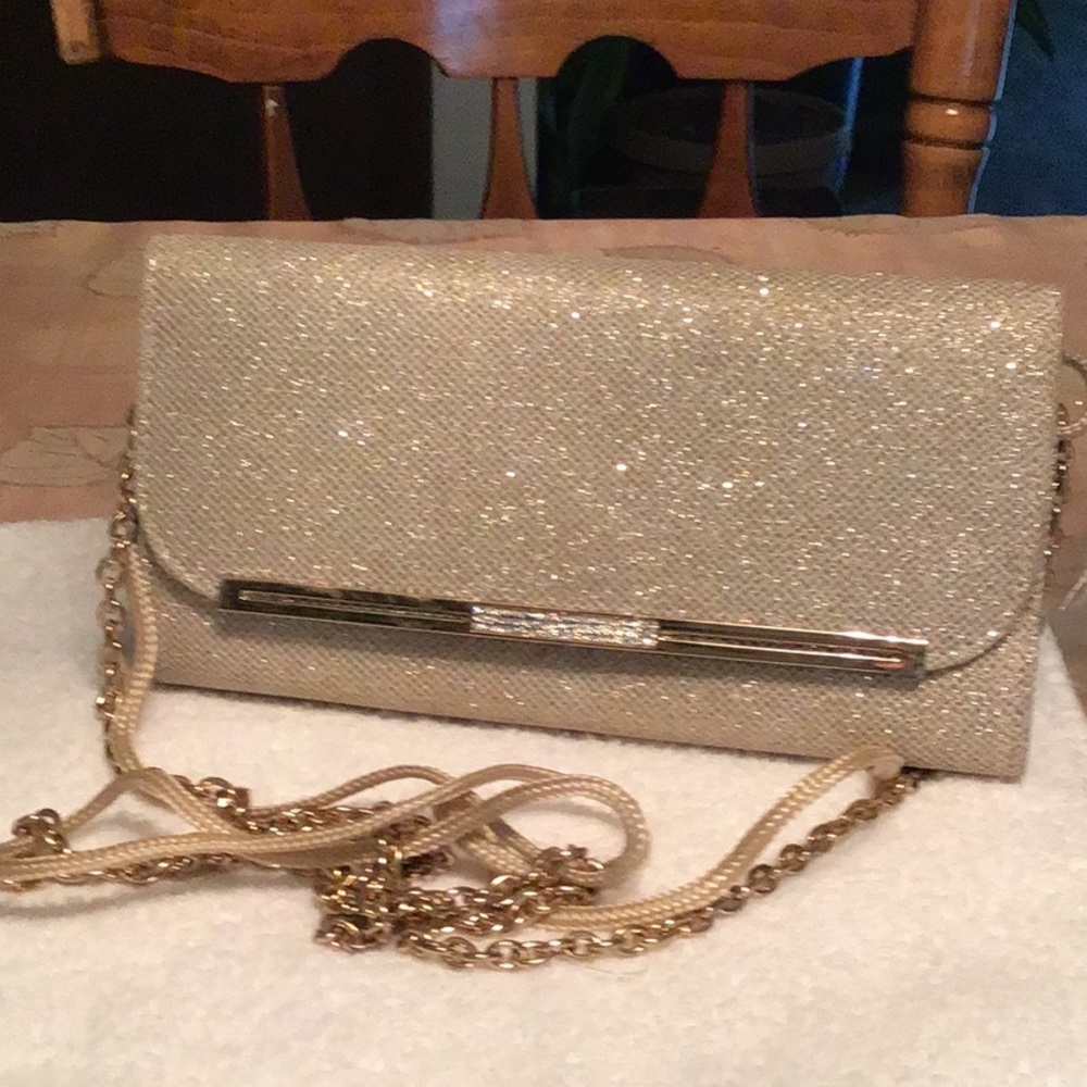 Kate Landry Gold Clutch